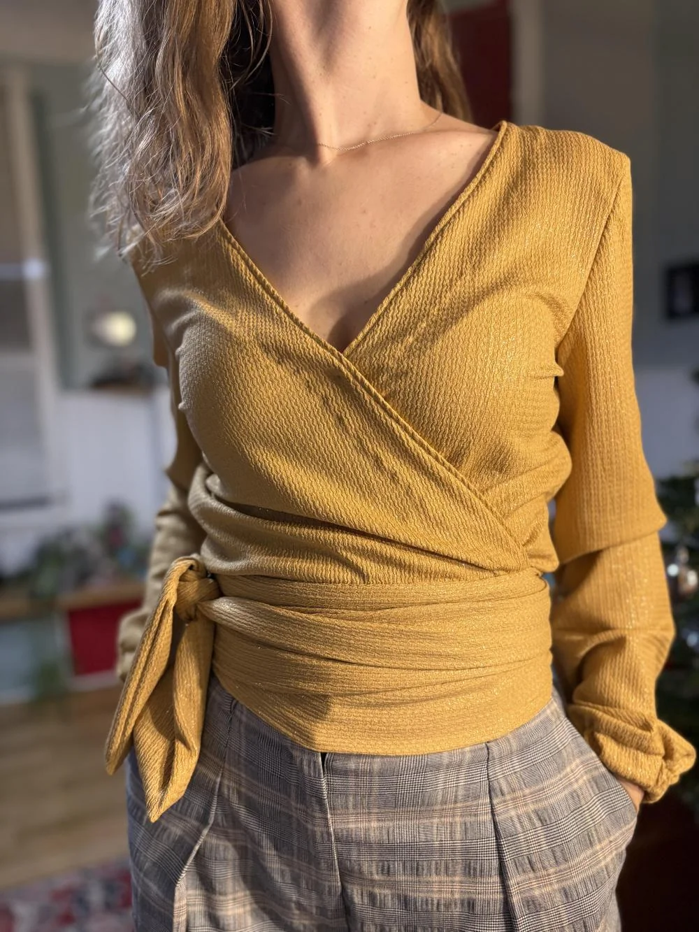 Blouse cache-coeur Lover